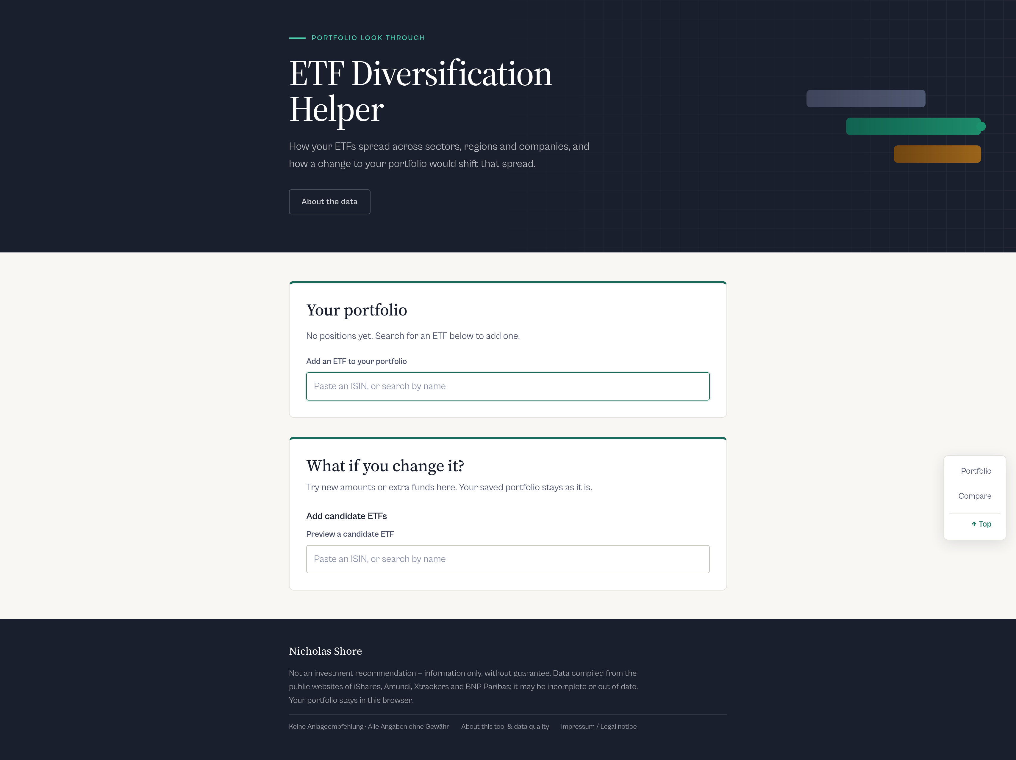 ETF Diversification Helper